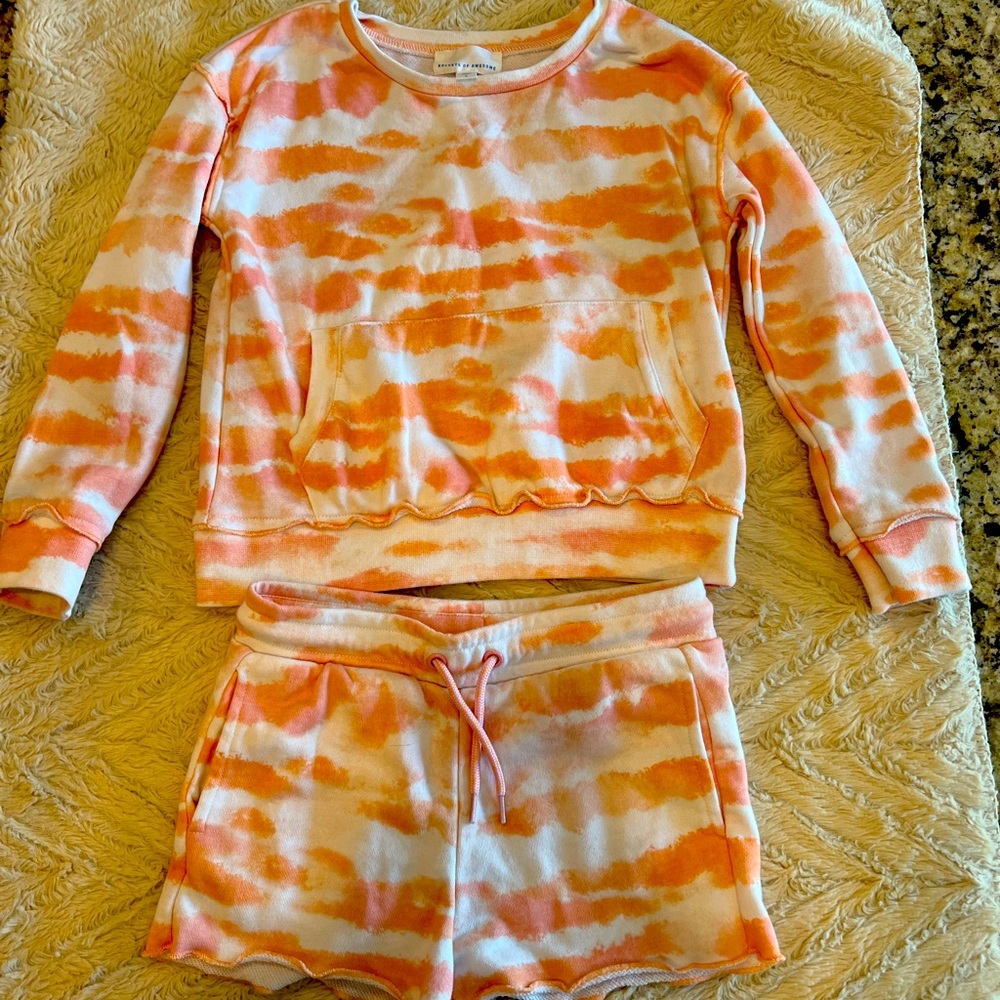 Size 6 Sweatshirt and shorts from Rockets of Awesome.